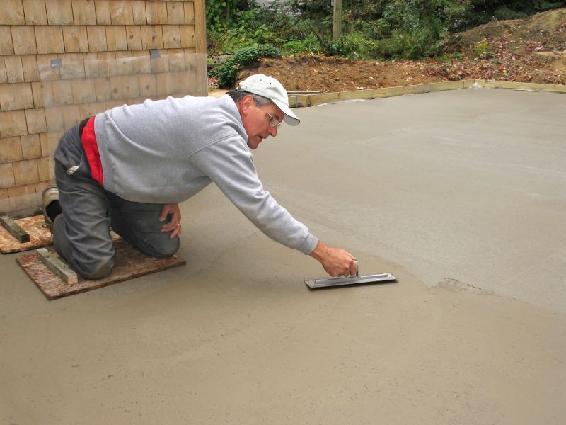Concrete Slab Installation detail